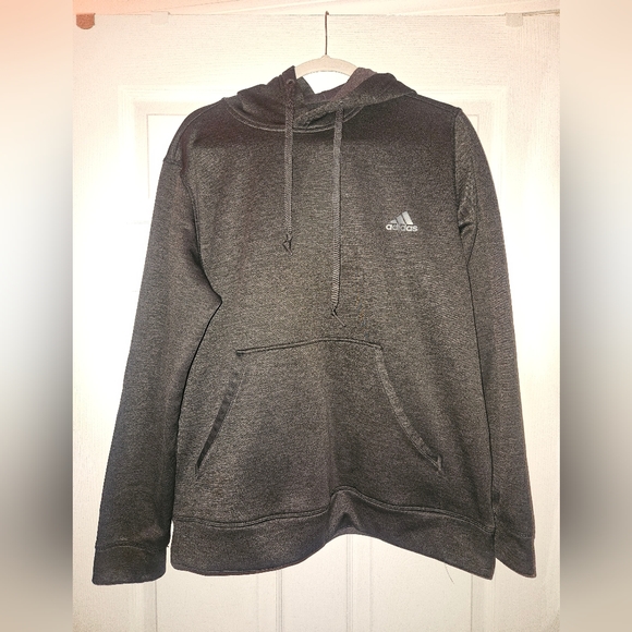 Adidas Mens Climawarm Tech Fleece Hoodie XL Dark Grey - Picture 1 of 2